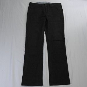 FiveFour 34 x 32 Dark Gray Check Relaxed‎ Dress Pants